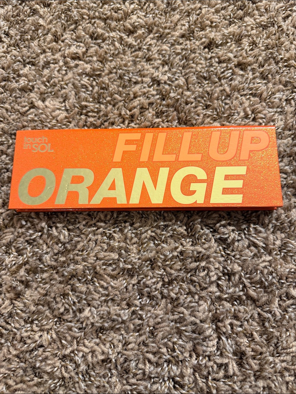 touch in SOL Fill Up Orange Eyeshadow Palette — Bright Orange Shades